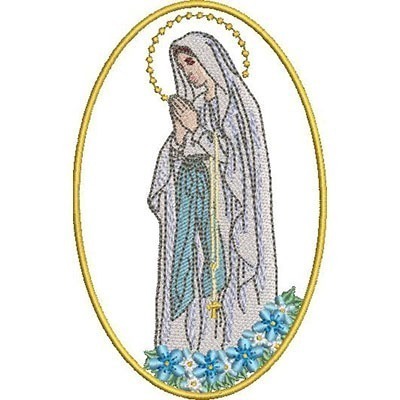 MEDALLA NUESTRA SEÑORA DE LAS GRACIAS 14 CM