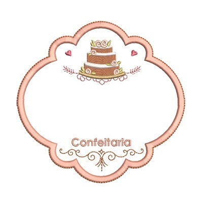 Moldura Para Personalizar Confeitaria