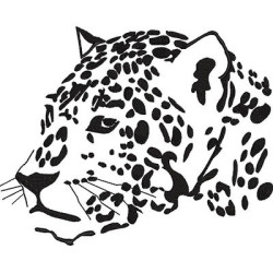 Embroidery Design Large Jaguar