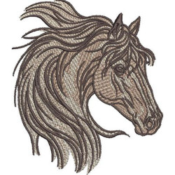 Embroidery Design Horse Head