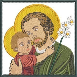 Embroidery Design 5 Embroidered Altar Cloths Saint Joseph 231