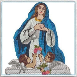 Embroidery Design Altar Cloths Immaculate Conception 243