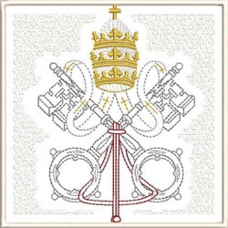 Matriz De Bordado Conjunto Para Alfaias Chaves Do Vaticano 257