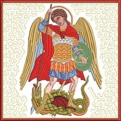 Embroidery Design Embroidered Altar Cloths S. Michael Archangel 264
