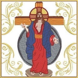 Embroidery Design Embroidered Altar Jesus Of The Holy Wounds 255