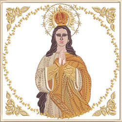 Embroidery Design Altar Set Our Lady Maria Of Angels