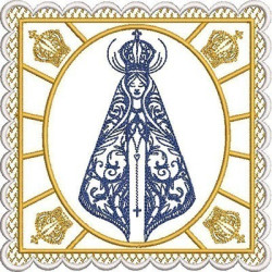 Embroidery Design Altar Cloths Our Lady Aparecida 284