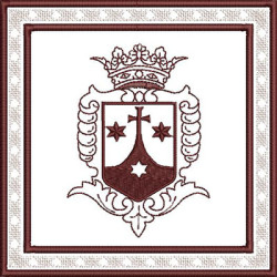 Embroidery Design Altar Cloths Set Of Carmelites Shield 285