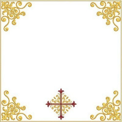 Embroidery Design Altar Cloths Decorated Cross 288