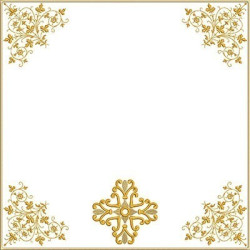 Embroidery Design Altar Cloths Decorated Cross 289