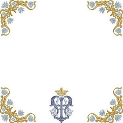 Embroidery Design Altar Cloths Decorated Marian 301