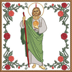 Embroidery Design Altar Cloths Saint Jude Thaddeus 432