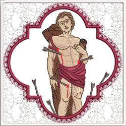 Embroidery Design Altar Cloths Saint Sebastian 436