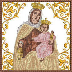 Embroidery Design Altar Cloths Our Lady Of Mount Carmel 437