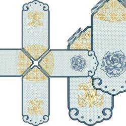 Embroidery Design Cibory Veil Marian 9