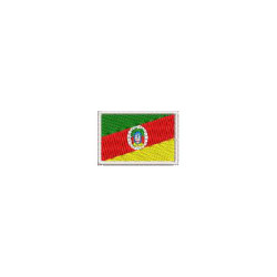 Matriz De Bordado Bandeira Rio Grande Do Sul 3 Cm