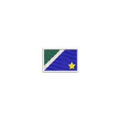 Matriz De Bordado Bandeira Mato Grosso Do Sul 4 Cm