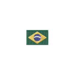 Matriz De Bordado Bandeira Rio De Janeiro 3 Cm