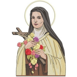 Embroidery Design Saint Little Therese Of Lissieux 34 Cm