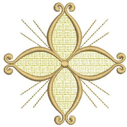Embroidery Design Decorated Cross 157