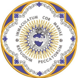 Embroidery Design Immaculate Heart Of Mary 2  Immaculatum Cor Mariae