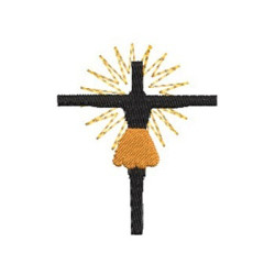 Embroidery Design Black Christ Of San Alfonso