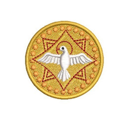 Embroidery Design Small Divine Medal