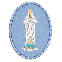 Matriz De Bordado Medalha Nossa Senhora Da Conceição