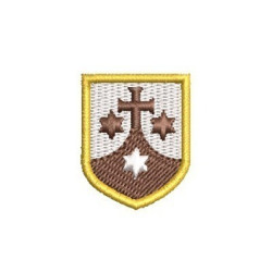 Matriz De Bordado Mini Escudo Ordem Das Carmelitas