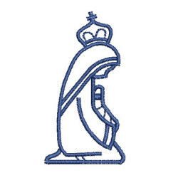 Embroidery Design Our Lady 5 Cm