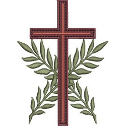 Embroidery Design Cross Of Branches