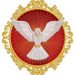 Matriz De Bordado Medalha Do Divino Espírito Santo