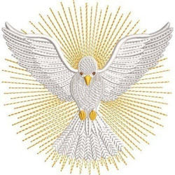 Embroidery Design Divine Holy Spirit 14cm