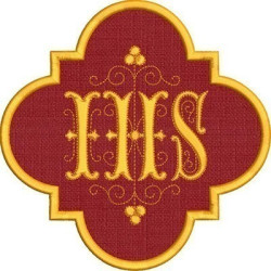 Embroidery Design Simple Frame Applied Ihs