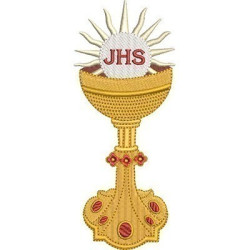 Embroidery Design Chalice Jhs 15 Cm