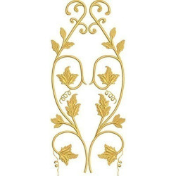 Embroidery Design Golden Arabesques 10