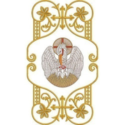 Diseño Para Bordado Marco Decorado Con Pelican 3