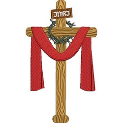 Embroidery Design Cross Of The Holy Week 2