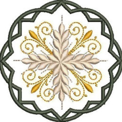 Embroidery Design Decorated Cross 227