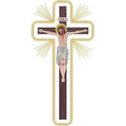 Matriz De Bordado Jesus Crucificado 4