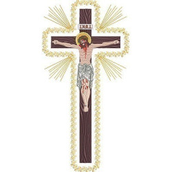 Matriz De Bordado Jesus Crucificado 5