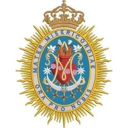Embroidery Design Mary Mater Misericordiae Medal