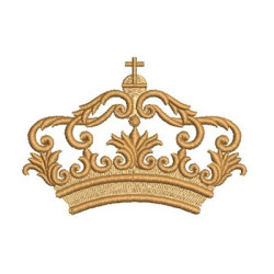 Embroidery Design Crown 8cm