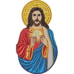 Matriz De Bordado Jesus Sumo E Eterno Sacerdote
