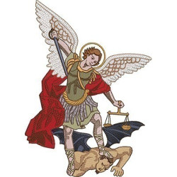 Embroidery Design Saint Michael Archangel 11
