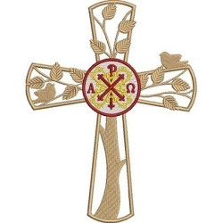 Embroidery Design Decorated Cross 224