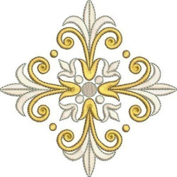 Embroidery Design Decorated Cross 226