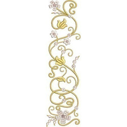 Embroidery Design Golden Arabescics 39