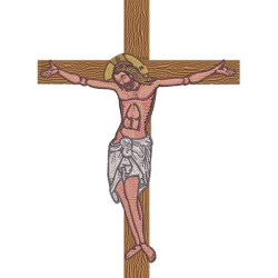 Matriz De Bordado Jesus Crucificado 27 Cm