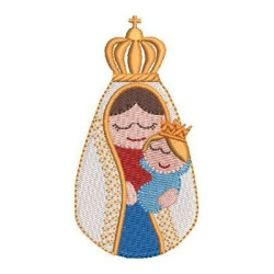 Embroidery Design Our Lady Of Nazareth Cute 2